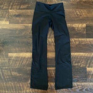 Athleta Fleece Lined Boot Cut Leggings XXS